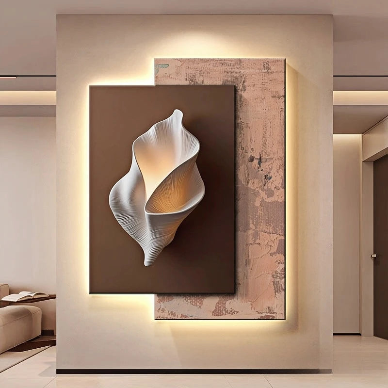 Applique Murale minimaliste en Crystal | Collection Prestige